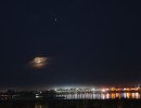 Great Conjunction Moon over Mission Bay