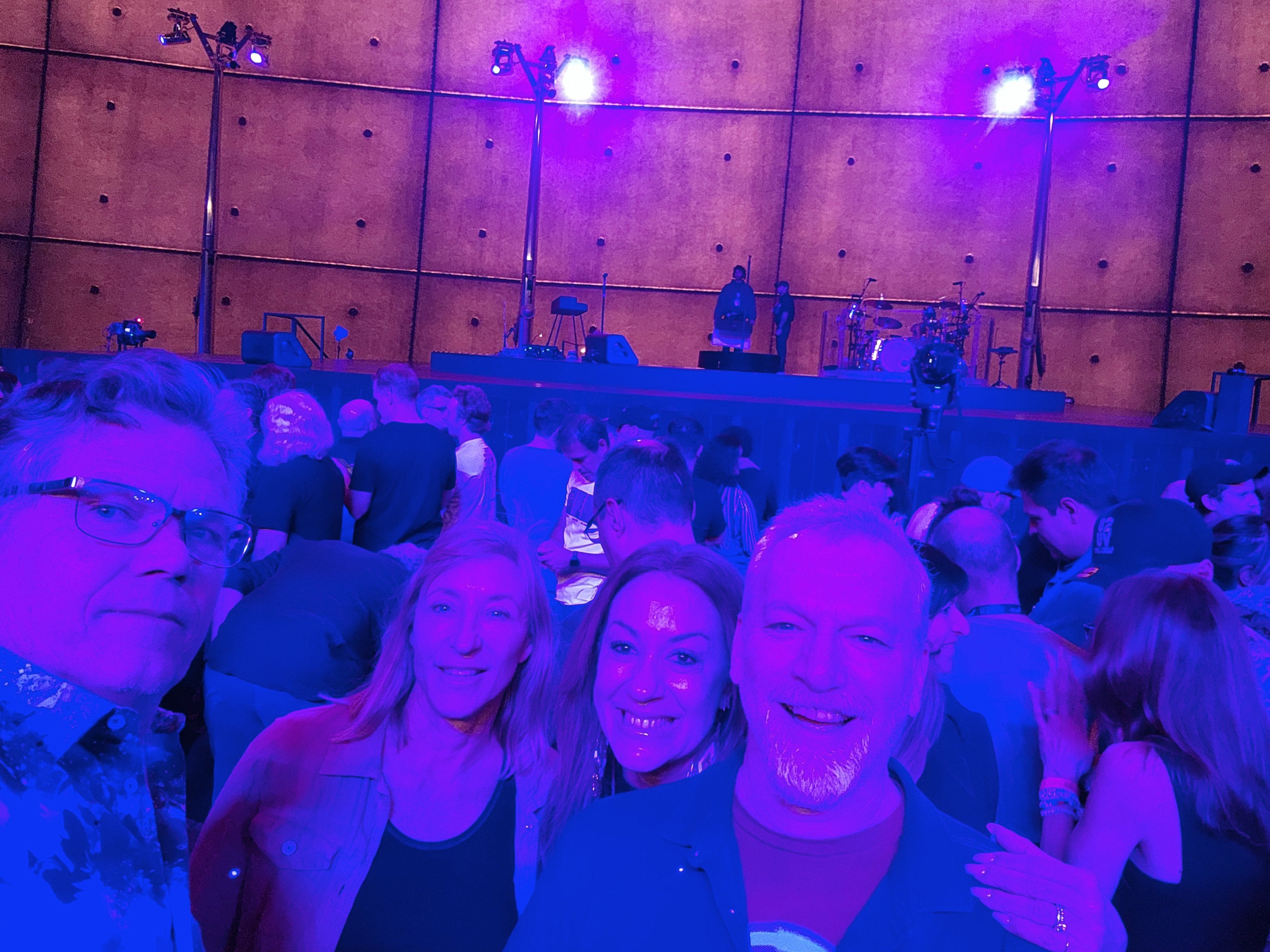 In the cooling tower: Me, The One, new Instant Besties Audra and Mark